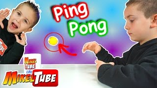 Challenge con Pelota PING PONG  Retos Divertidos en MikelTube [upl. by Genia676]