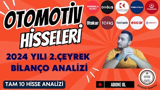 OTOMOTÄ°V HÄ°SSELERÄ°NÄ°N EN Ä°YÄ° BÄ°LANÃ‡O ANALÄ°ZÄ° ASUZUDOASKARSANFROTOTÃœMOSANOTKARTOFAÅTTRAK [upl. by Alves]