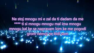 Vozi MeVrcak ft Fani LYRICSTEXTTEKST [upl. by Dimphia]