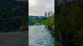 Rheinfall Switzerland 🇨🇭 waterfall rheinfall schaffhausen switzerland ytshorts abba [upl. by Elletnwahs]