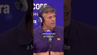 Leopoldo López quotEspero que Zapatero no juegue un papel a favor de Maduro sino de los venezolanosquot [upl. by Thursby]