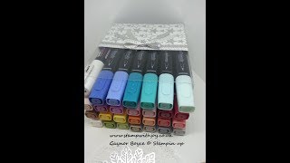 Storage for the new blends markers from stampin up [upl. by Arny]