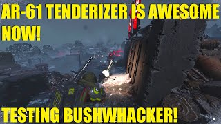 The AR61 Tenderizer got a HUGE buff and it is awesome now Testing the Bushwhacker Helldivers 2 [upl. by Roee272]