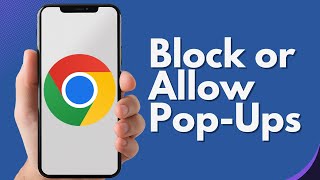 How to Block or Allow Popups in Google Chrome on iPhoneiPad 2024 [upl. by Aeneus]