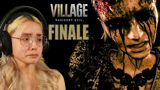 Resident Evil Village FINALE Ending Reaction Gameplay  RE8 Playthrough PS5 4K [upl. by Sherie511]