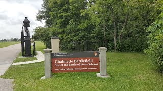 Chalmette Battlefield The Jean Lafitte National Historical Park and Preserve Louisiana [upl. by Aiahc]