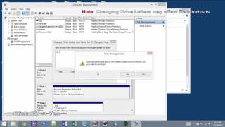 Change Drive letters in Windows 8 [upl. by Ursulina]