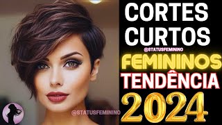 80 CORTES CABELO CURTO FEMININO 2024 TENDÊNCIA MULHERES MODERNAS TODAS AS IDADES [upl. by Marela]