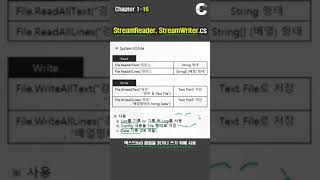 C 강의 Winform S16 StreamReader StreamWriter [upl. by Best]