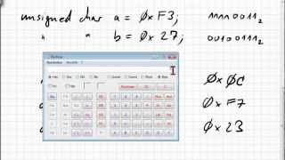 05B1 bitweise logische Operationen hexadezimal [upl. by Yenattirb]