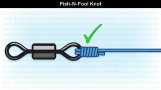 How to tie a Fishing Knot  Braid to Swivel Knot [upl. by Hesta162]