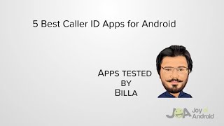 Best Caller ID Apps for Android [upl. by Ecirad306]