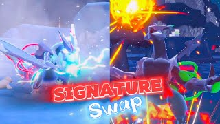 So I Swapped Kyurem Black amp White Signature Moves [upl. by Anirtap56]