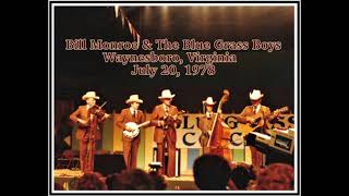 Bill Monroe amp The Blue Grass Boys LIVE  Waynesboro Virginia  1978 [upl. by Eniak]