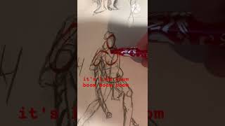 Short part 2 Day 11 of developing gesture drawing skills [upl. by Riocard844]