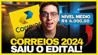 CONCURSO CORREIOS 2024 l ANÁLISE OBJETIVA DO EDITAL [upl. by Jeane]