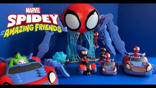 Toy Unboxing Marvel quotSpidey and his Amazing Friendsquot by Hasbro [upl. by Chae]