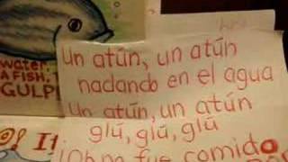 The Slippery Fish song en espanol una sardina [upl. by Dieball]