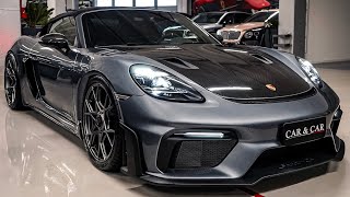 NEW 2024 Porsche 718 Spyder RS Weissach  Interior and Exterior Walkaround [upl. by Iloj433]