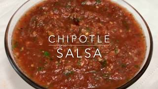 Chipotle Salsa  Quick amp Easy [upl. by Ahsenroc]