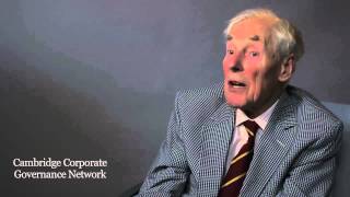 Sir Adrian Cadbury reflects on properly constituted audit committees and boardroom selfevaluation [upl. by Masuh]