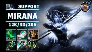 Mirana Soft Support  Pos 4 Mirana Play  Dota 2 Immortal Gameplay [upl. by Nichy974]