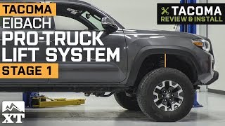 Tacoma Eibach Pro Truck Lift System  Stage 1 20162019 Review amp Install [upl. by Esilehc]