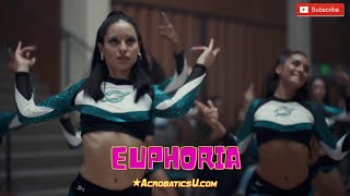 Wild Pep Rally Cheer Dance Routine  Euphoria HBO Season 1 [upl. by Ahsyek760]