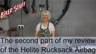 Helite Backpack Airbag  My 1 year review [upl. by Eirek]