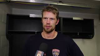 Eric Staal Panthers Postgame Carolina Hurricanes 4 Florida 0 [upl. by Jovitah417]