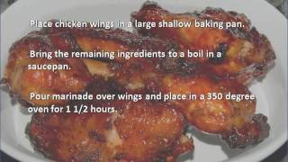 Teriyaki Chicken Wings recipe [upl. by Laural]