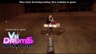 More Tenor VR Drumming Testing VR Drums [upl. by Tessil]