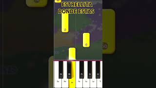 Estrellita Donde Estas Piano Tutorial EASY Fácil [upl. by Akinat225]