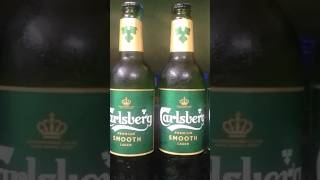 Carlsberg smooth Lager Beer650mlprice 145 Alcohol 5 West bangal india 2024 [upl. by Helenka]