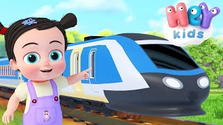 Toget 🚂 Tøffe Tøffe Barnesanger på Norsk  HeyKids [upl. by Adnarem]