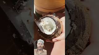 Cocene coconut bushcraft satisfying bushwoman beach bushcamp sand hindi  tamil [upl. by Awahsoj]