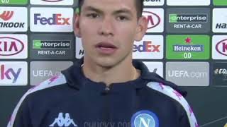 Chucky Lozano hablando italiano y recordando Maradona [upl. by Duwe]