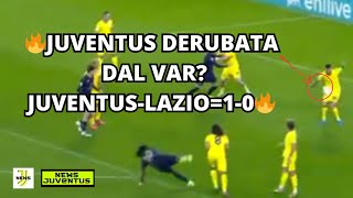 VAR ancora disastroso in JuventusLazio Scandalo o errore umano [upl. by Woo969]