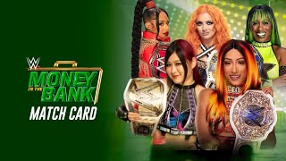 WWE 2K24 MONEY INTHE BANK MATCH CARD [upl. by Lucius]