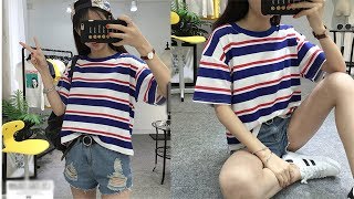 Cute summer outfits for teenage girl  Teenage fashion trends 2018 [upl. by Occor]