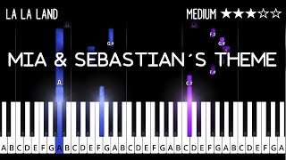 La La Land  Mia amp Sebastians Theme  EASY Piano Tutorial [upl. by Yetah]