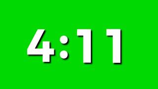 ⏳Cronômetro 5 Min  Digitos Animados  5 Min Countdown Timer Animated Digits  Green Screen [upl. by Pelpel136]