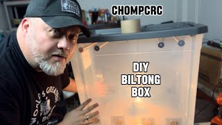 Easy DIY Biltong Box for curing meat biltong jerkydehydrator survivalfood [upl. by Rotce]