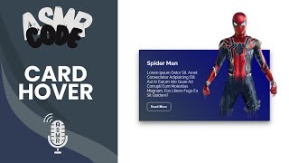 ASMR Program  Card Hover with html and css [upl. by Arnelle]
