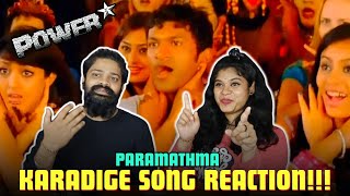 Kathlalli Karadige Video Song REACTION  Malayalam  Paramathma  Puneeth Rajkumar  Deepa Sannidhi [upl. by Chlores]