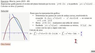 EBAU Murcia  junio 2019  Matemáticas Aplicadas a las CCSS  B3 [upl. by Aihsenrad113]