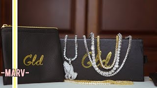 💎😦 THE GLD SHOP TENNIS CHAIN REVIEW Pt1 [upl. by Ettesel]