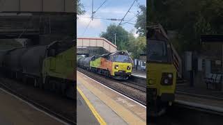 Class 70 whines past Cramlington [upl. by Borras964]