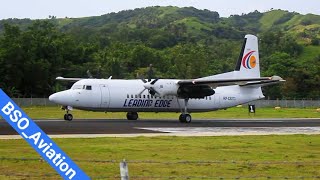 Batanes North Airways Fokker 50 At Basco Airport [upl. by Pain73]