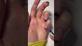 The BEST French Tip Hack You NEED to try shorts frenchtip diynails nailtutorial nailhack opi [upl. by Yennek]